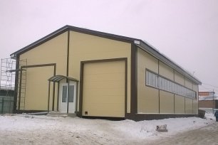 Работы, выполненные компанией Альянс - Ангар 360 кв.м.